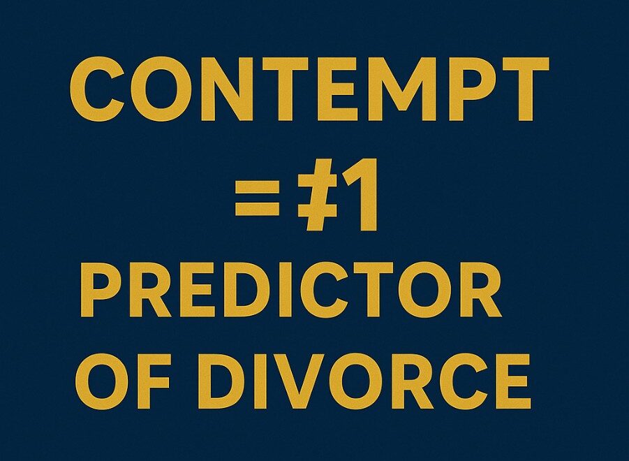 Contempt – Eye Rolls & Emotional Distance